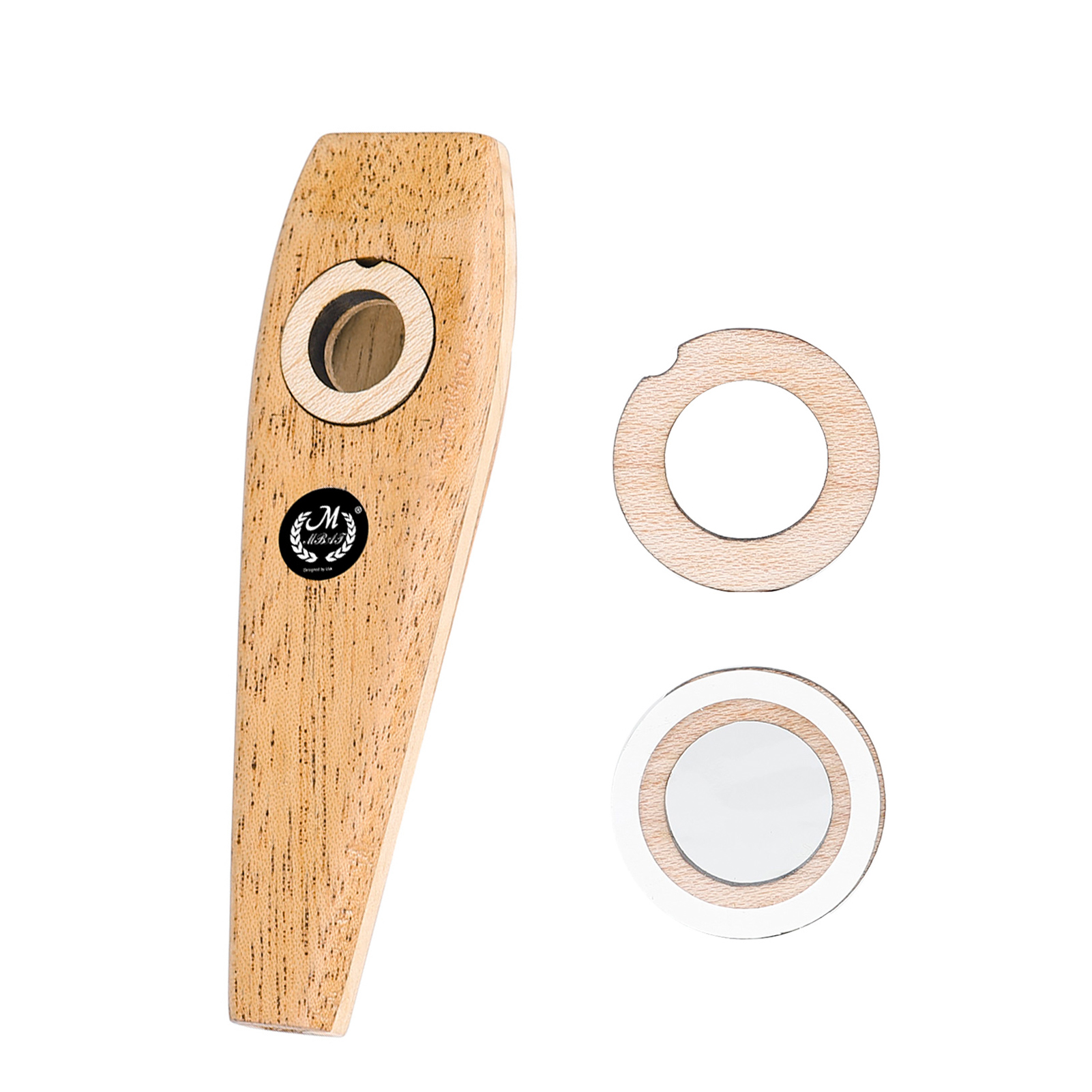 Musical Instrument Easy To Learn For Adults - Wooden Kazoo Woodwind Instrument Extremely Easy