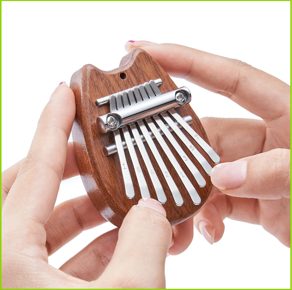 Musical Instrument Piano - Mini Kalimba 8 Key Thumb Piano