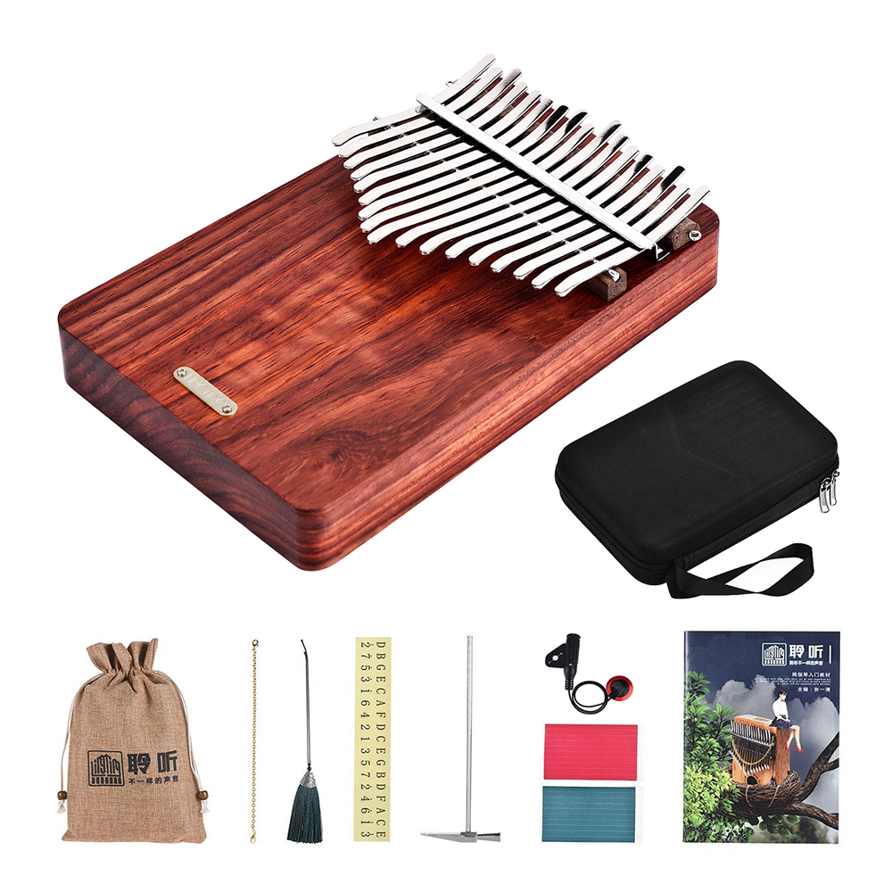 LINGTING 17 keys Kalimba Porta - Musical Instrument Piano ulasan dan harga