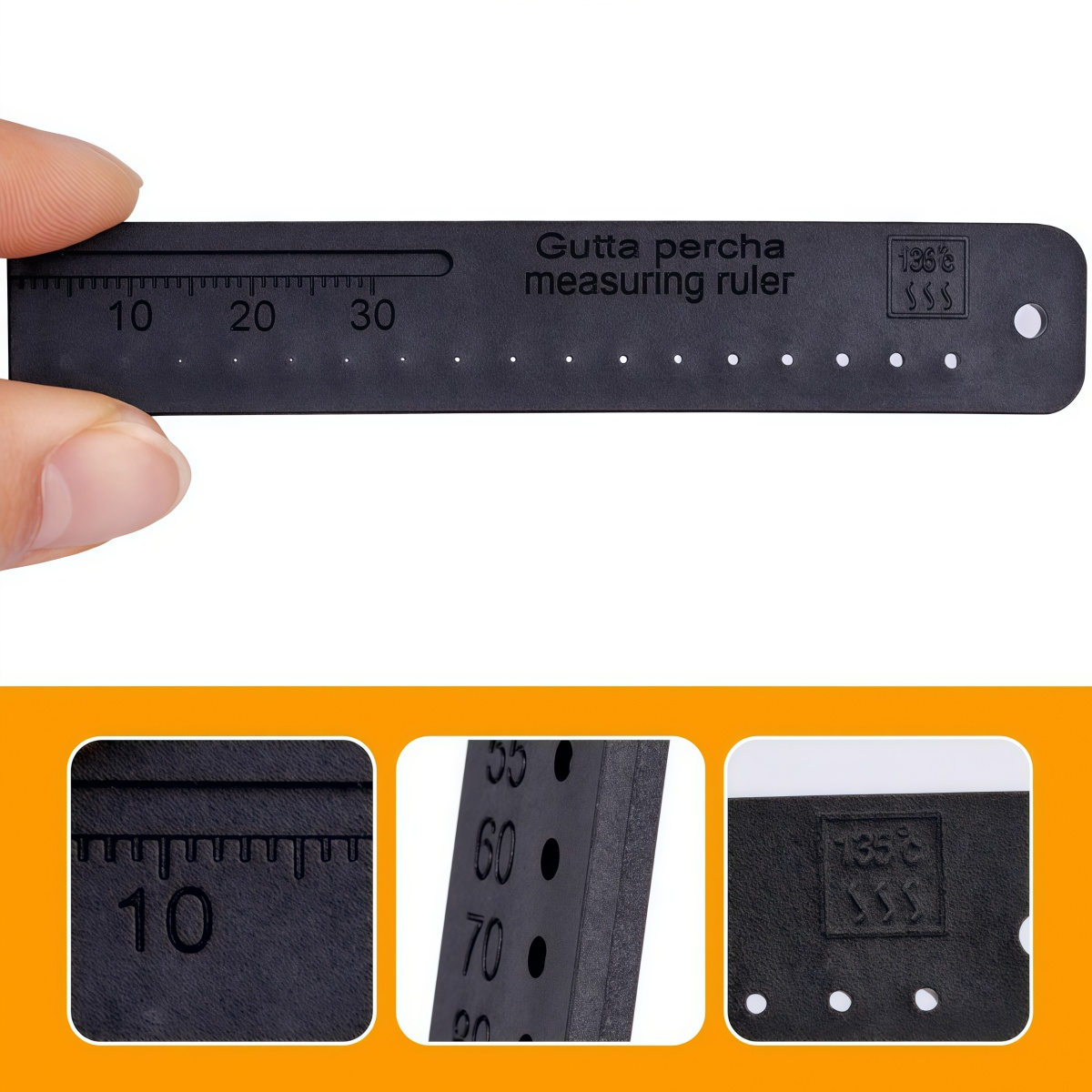 1 Dental Endo Ruler Dental Gau - Musical Instrument Vector ulasan dan harga