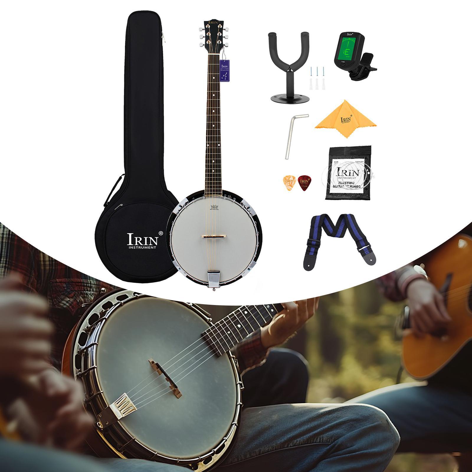 36.61inch Banjo with Carry Bag - Musical Instrument Banjo ulasan dan harga