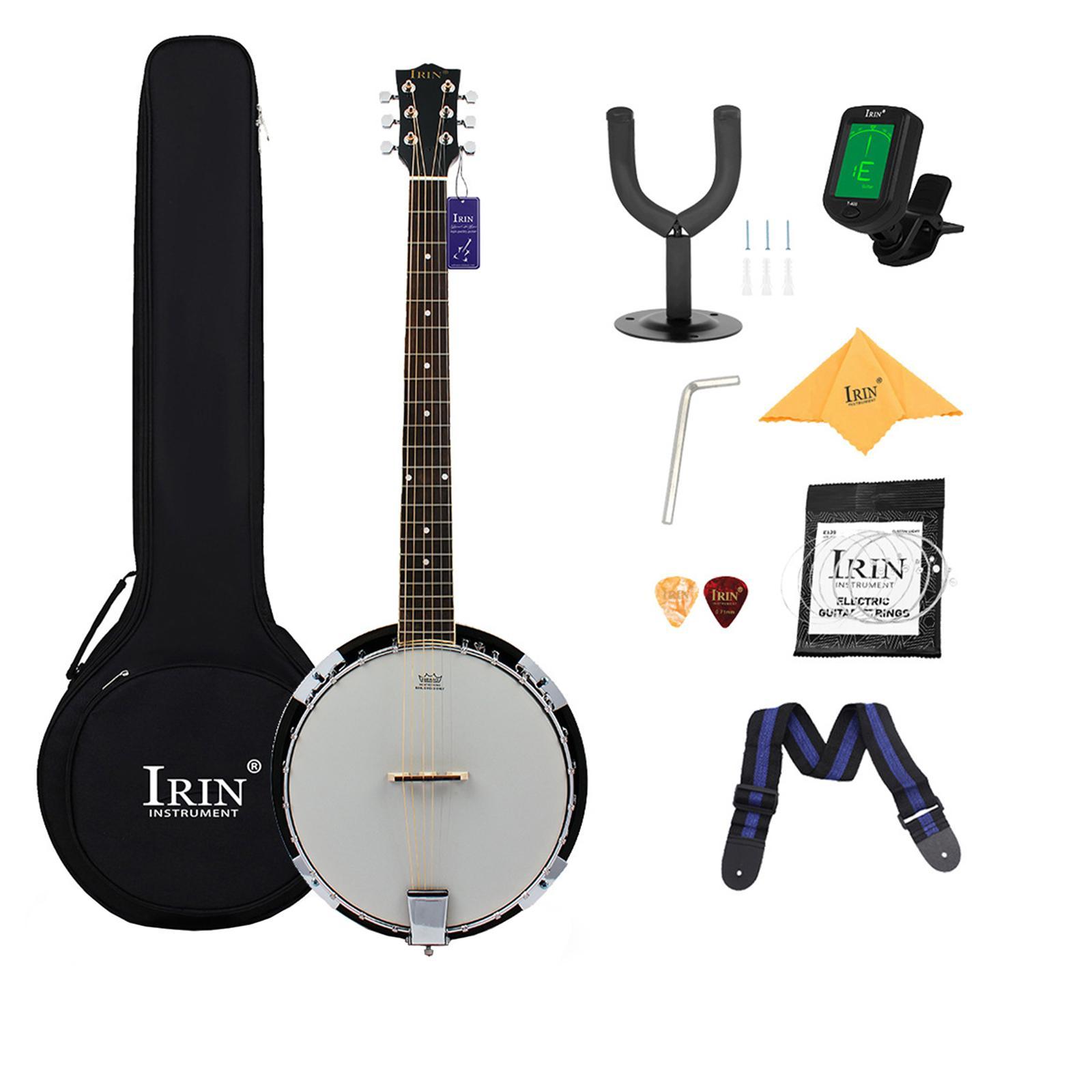 36.61inch Banjo with Carry Bag - Musical Instrument Banjo ulasan dan harga