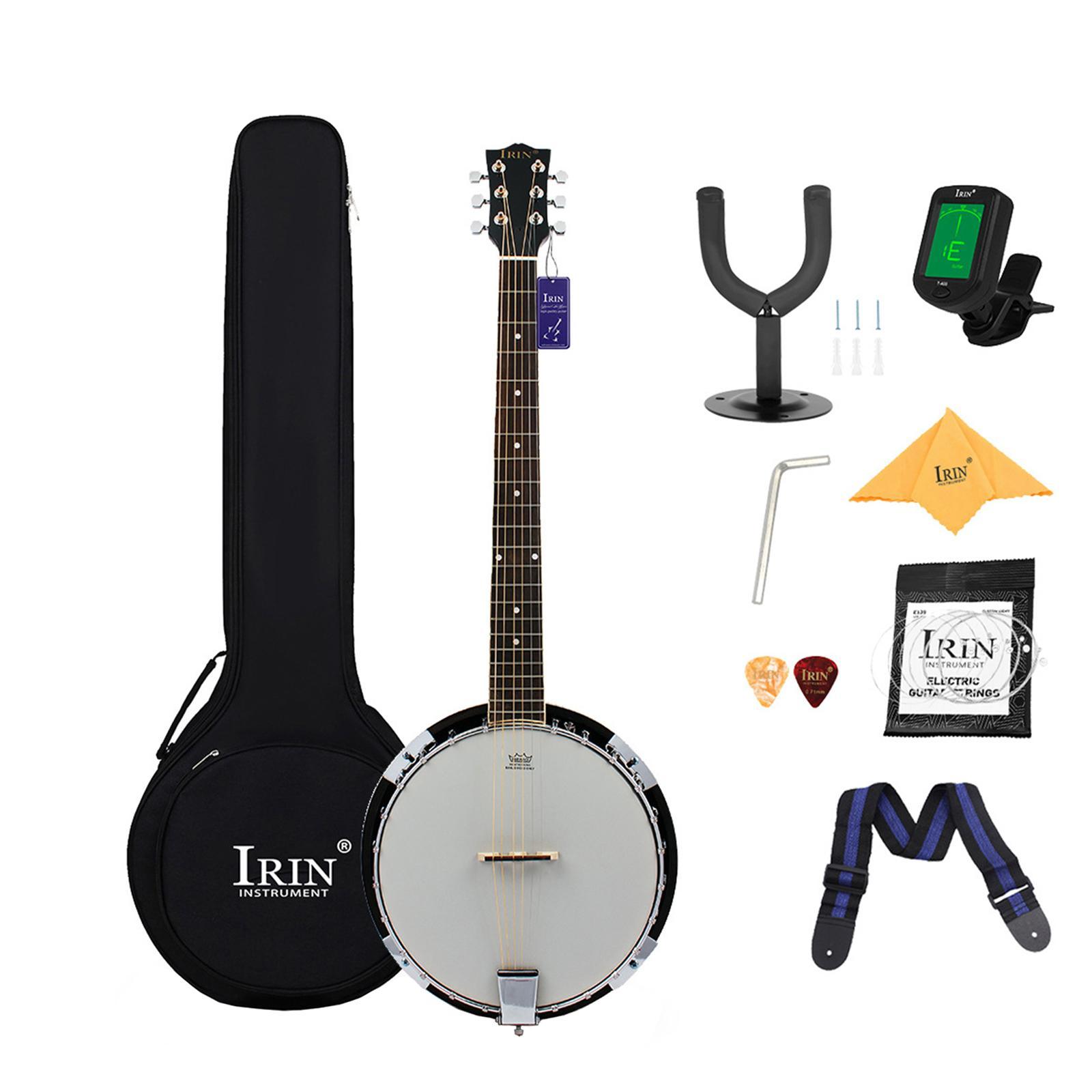 36.61inch Banjo with Carry Bag - Musical Instrument Banjo ulasan dan harga