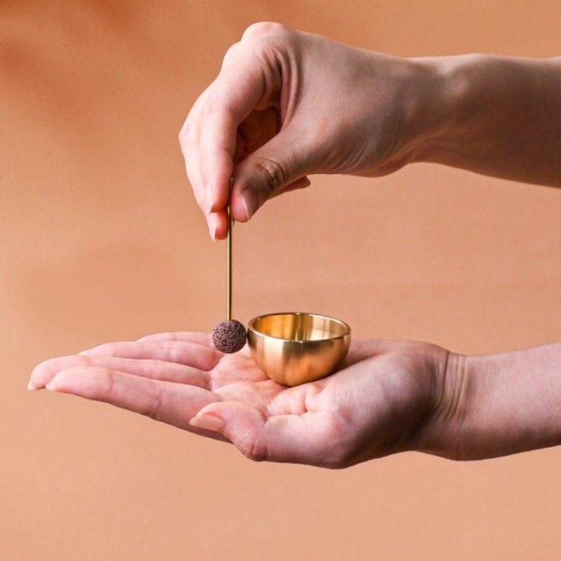 Mini Singing Bowl Handmade Cop - Musical Instrument Kit ulasan dan harga