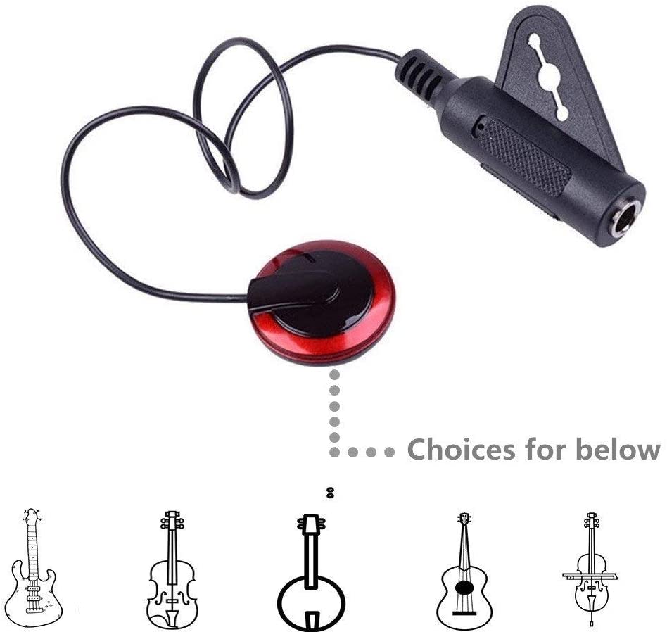 1Pcs Piezo Contact Microphone  - Musical Instrument Banjo ulasan dan harga