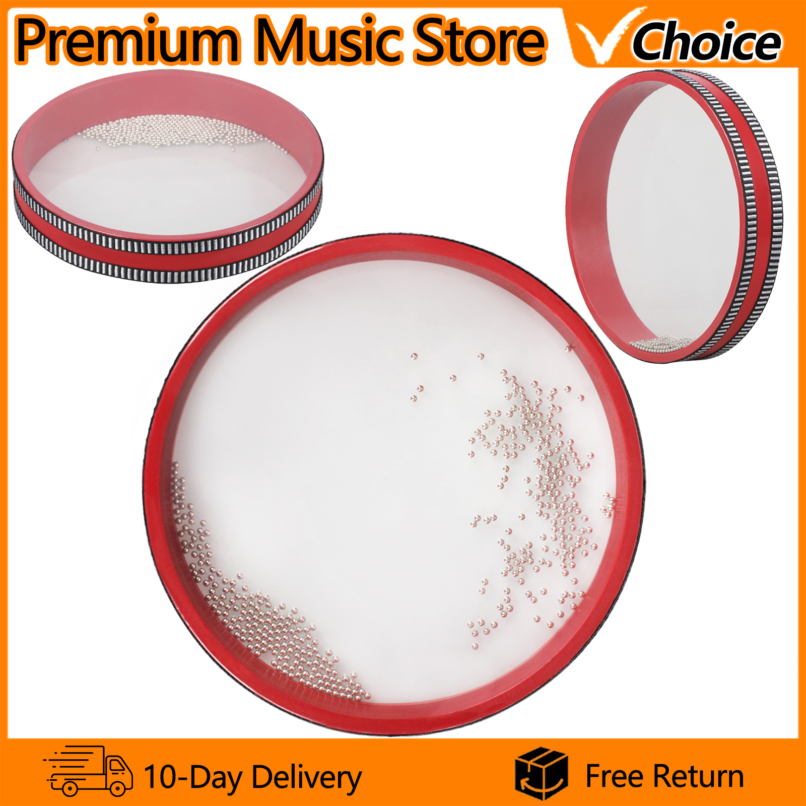 Orff 8-Inch Iron Sand Grain Re - Ocean Drum Wave ulasan dan harga