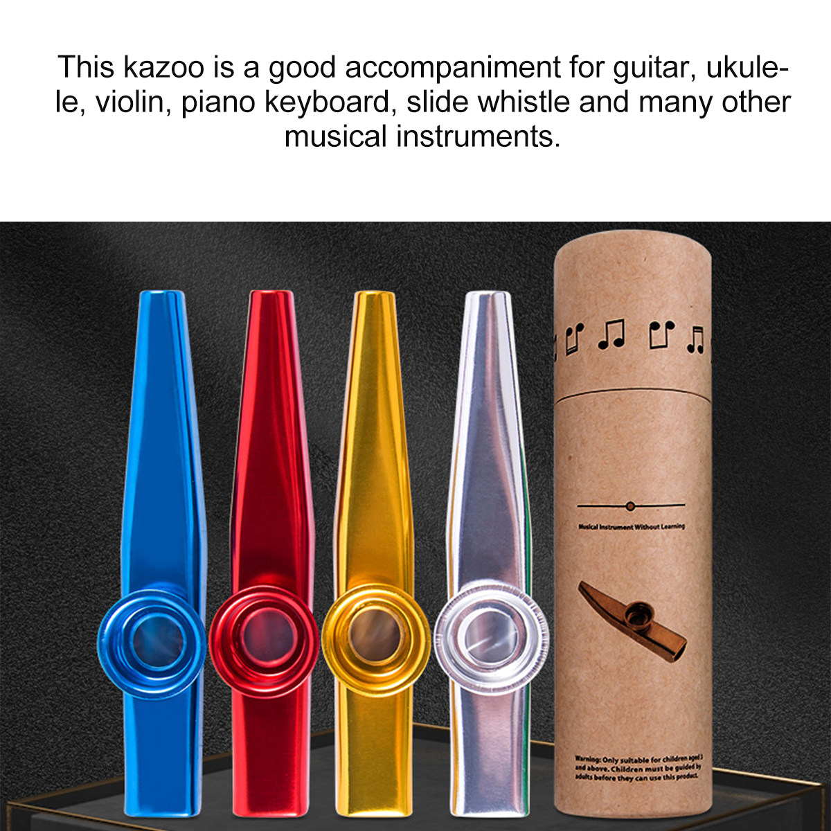 2Sets Metal Kazoo Kit Lightwei - Musical Instrument Kit ulasan dan harga