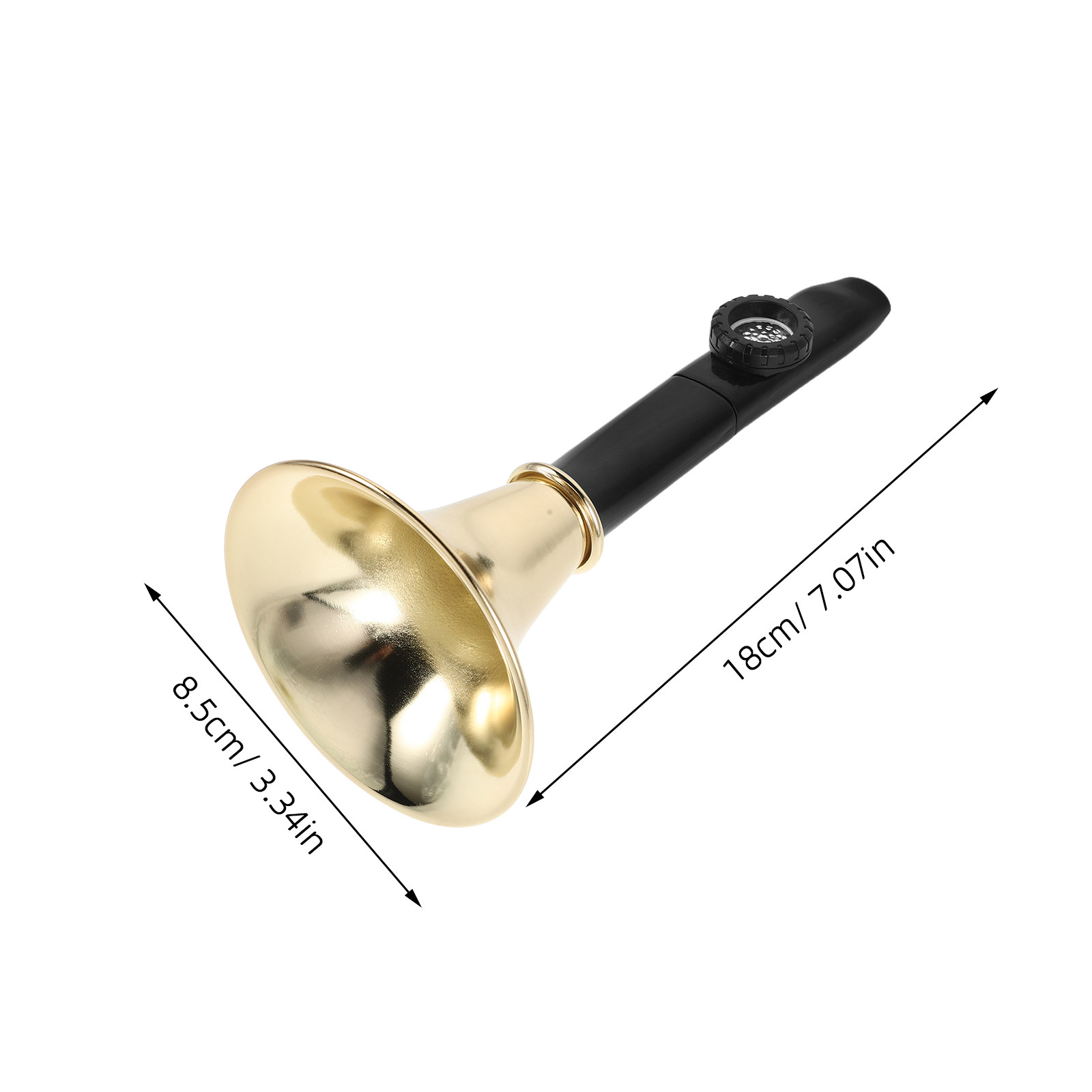 Kazoo Metal Trumpet Black Easy - Musical Instrument Easy To Learn For Adults ulasan dan harga