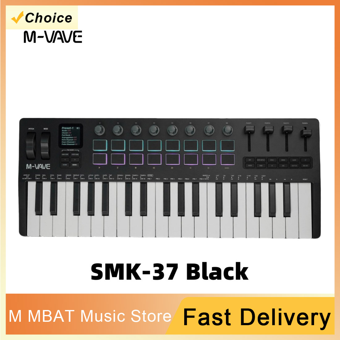 M-VAVE SMK 37 PRO 37 Key RGB M - Musical Instrument Drum ulasan dan harga