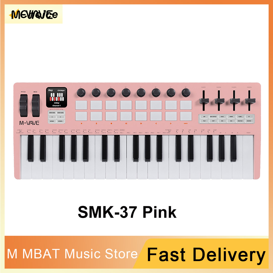 M-VAVE SMK 37 PRO 37 Key RGB M - Musical Instrument Drum ulasan dan harga