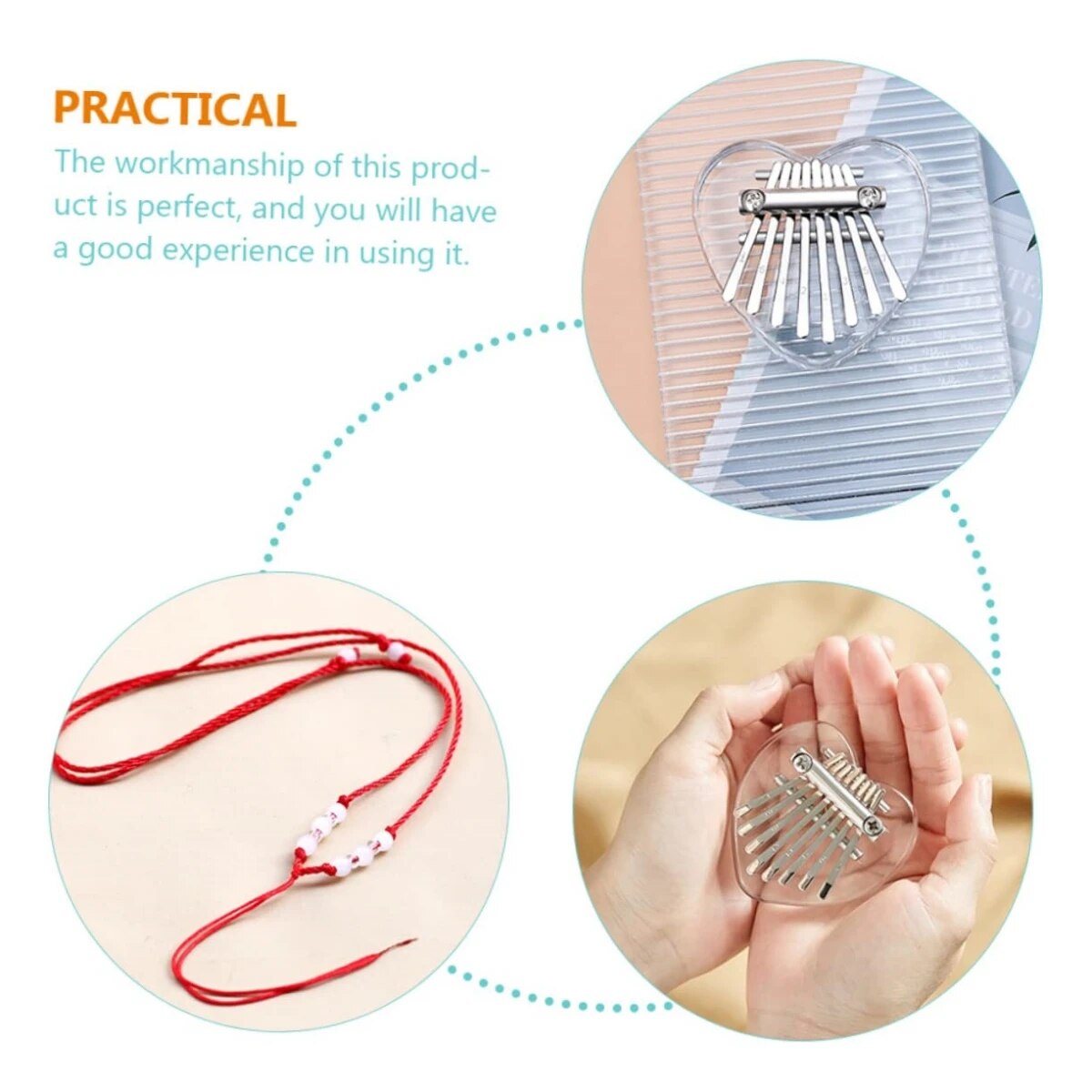 Miwayer 8 Keys Mini Kalimba Ra - Musical Instrument Piano ulasan dan harga