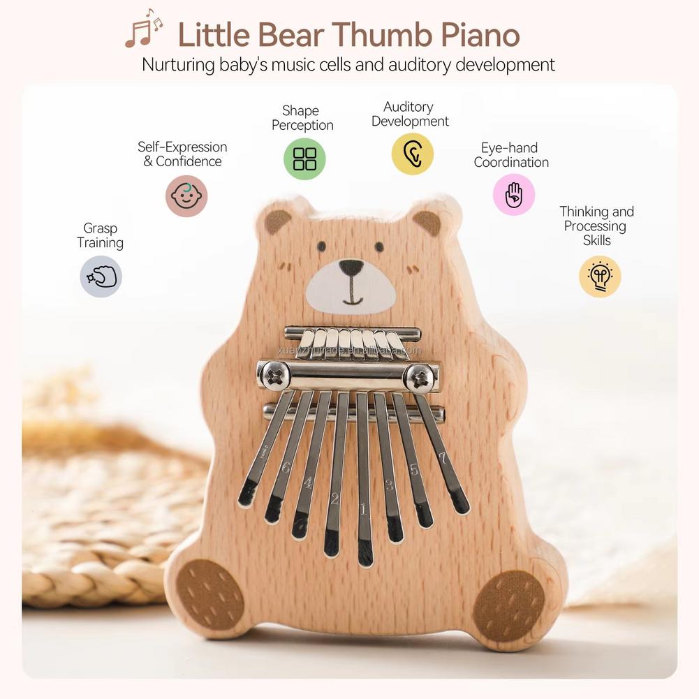 8 Key Mini Kalimba Portable Th - Musical Instrument Piano ulasan dan harga
