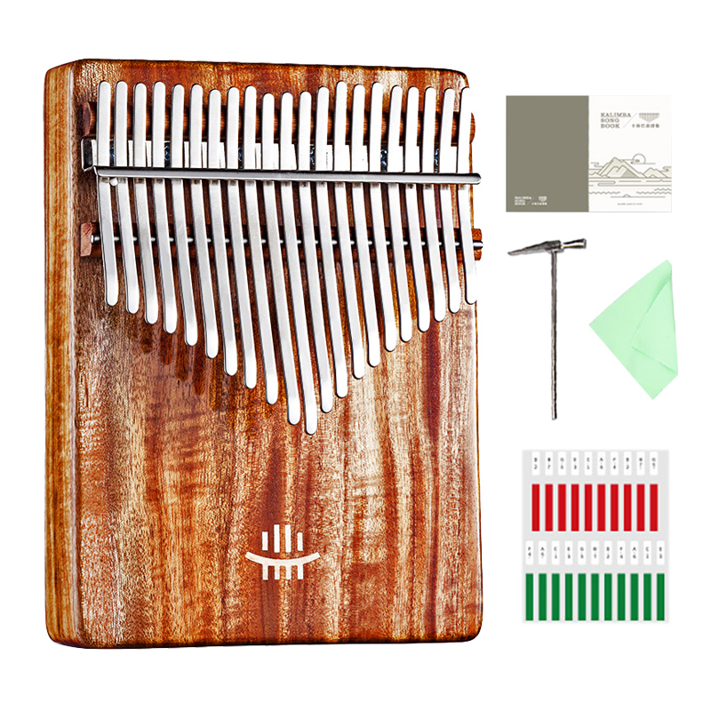 Hluru Kalimba 17 Keys with Hol - Musical Instrument Piano ulasan dan harga
