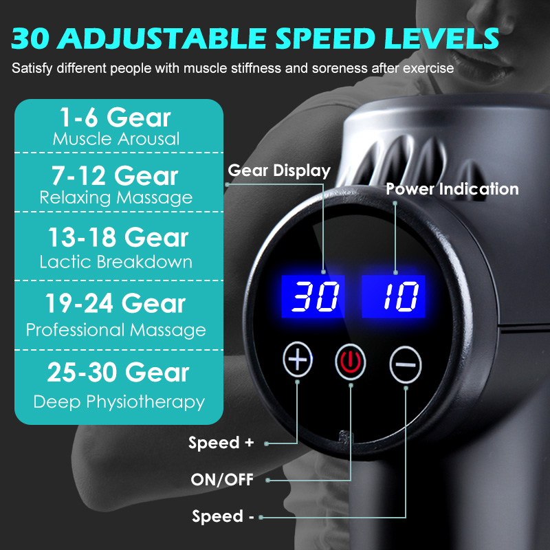 Fascial Massage Gun Electric P - Vibraslap Percussion ulasan dan harga