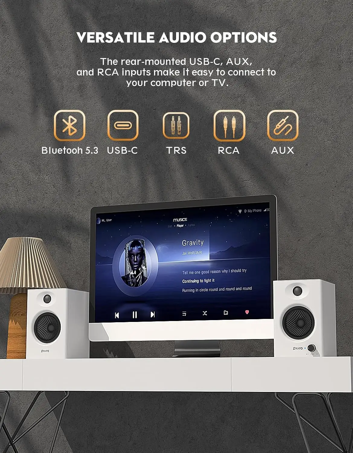 OHAYO 60W Computer Speakers fo - Musical Instrument Vector ulasan dan harga