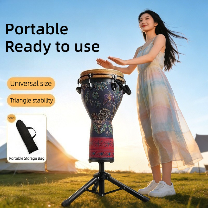 8-14 Inches African Drum Stand - Musical Instrument Drum ulasan dan harga