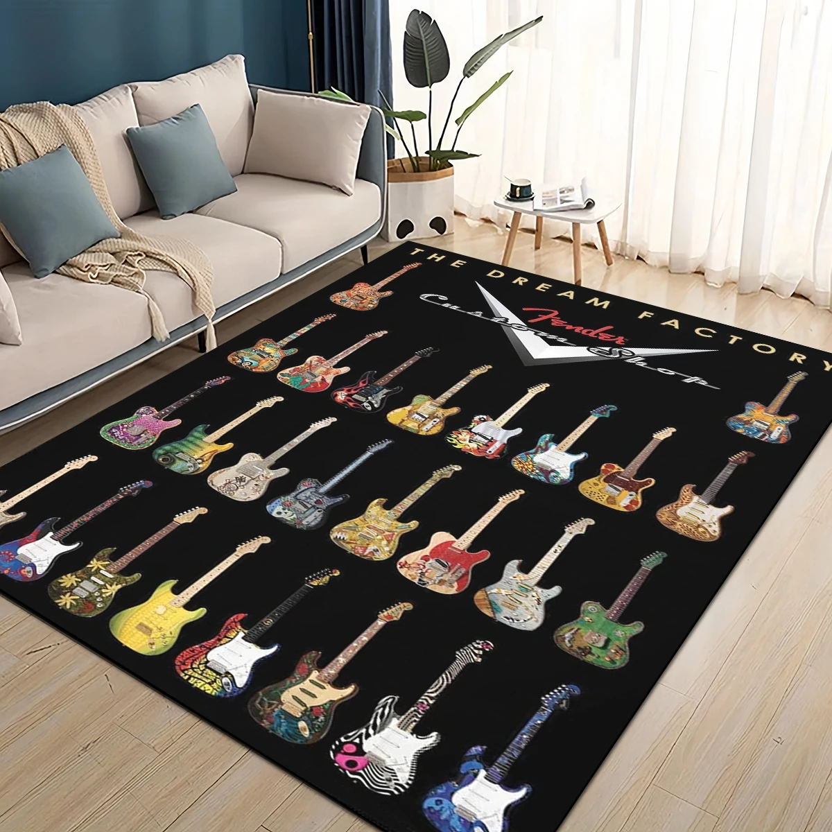3D Retro Fender logo Guitar In - Musical Instrument Online ulasan dan harga