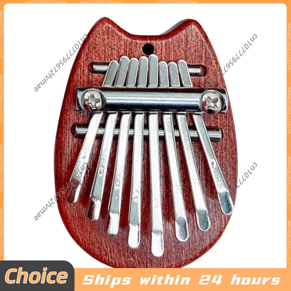 8 Keys Mini Kalimba Wooden Thu - Musical Instrument Piano ulasan dan harga