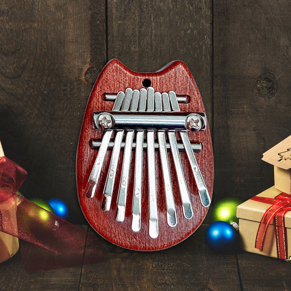 8 Keys Mini Kalimba Wooden Thu - Musical Instrument Piano ulasan dan harga