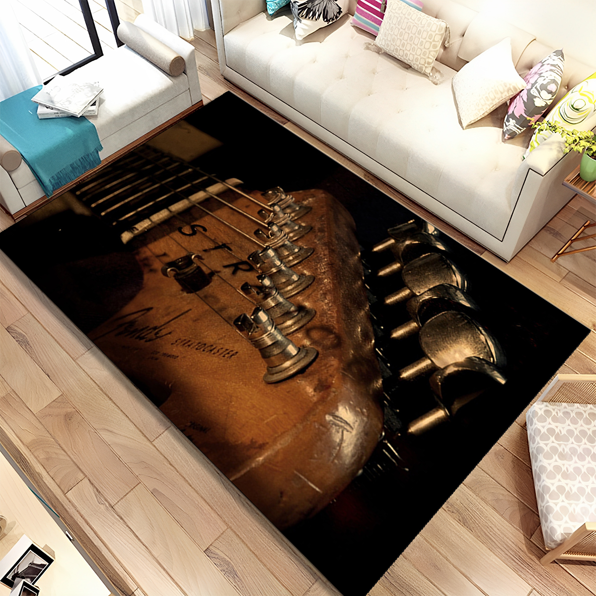 3D Guitar Bass Instrument Fend - Musical Instrument Online ulasan dan harga