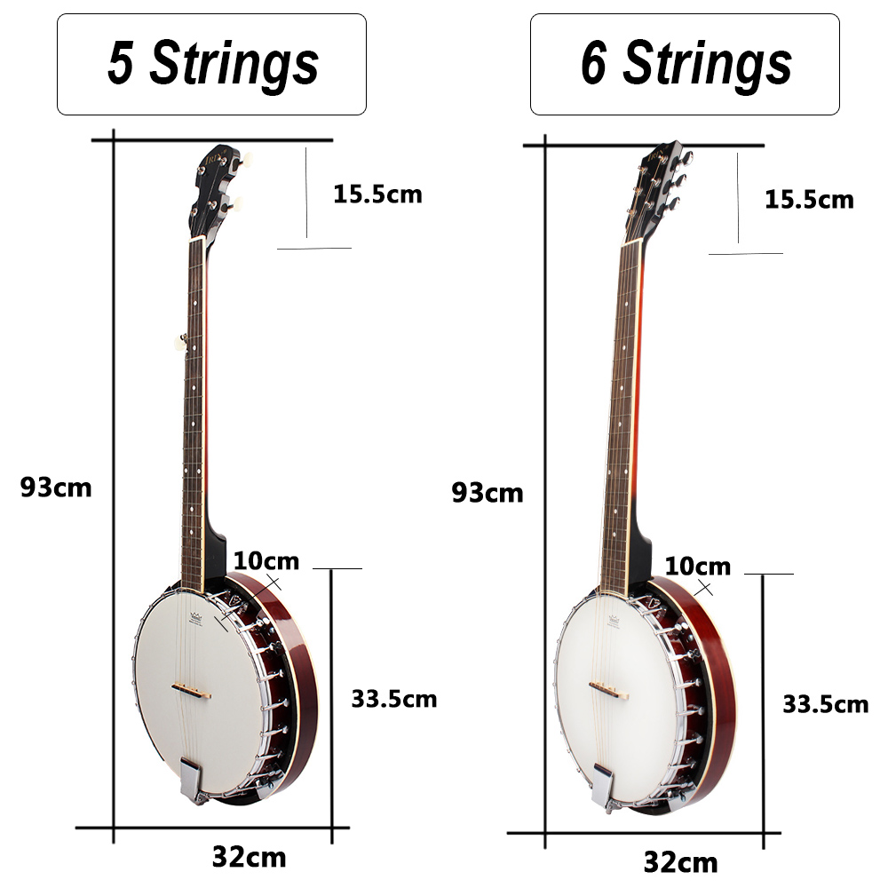 IRIN 5/6-string Banjo Premium  - Musical Instrument Banjo ulasan dan harga