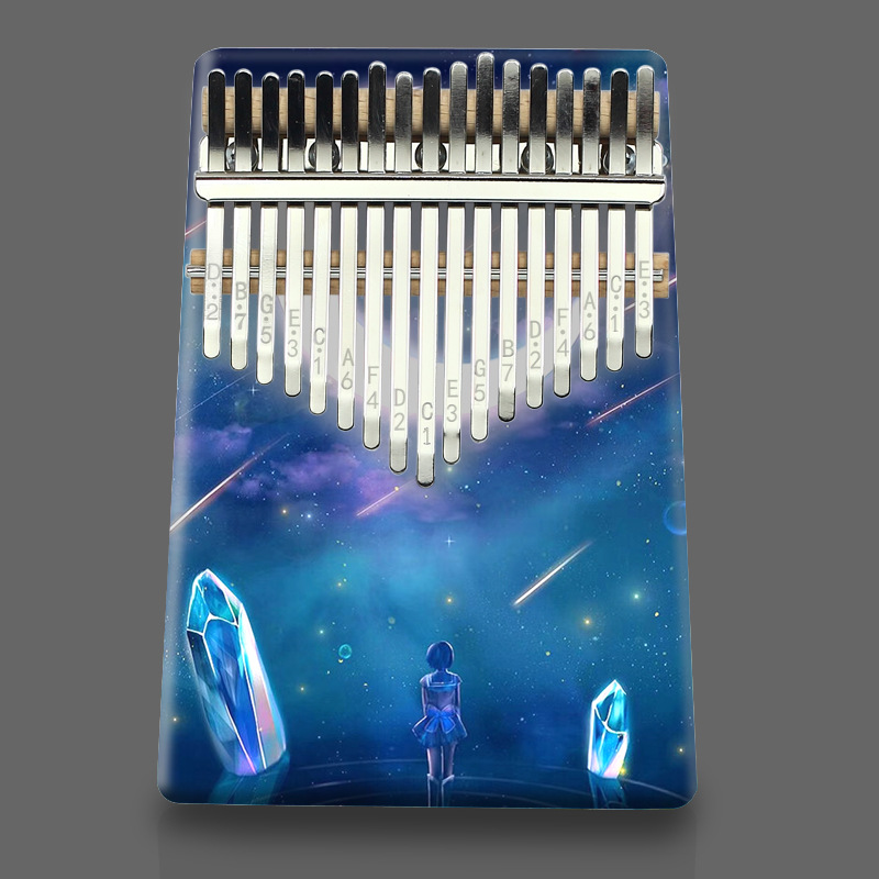 17-Tone Kalimba Color Thumb Pi - Musical Instrument Piano ulasan dan harga