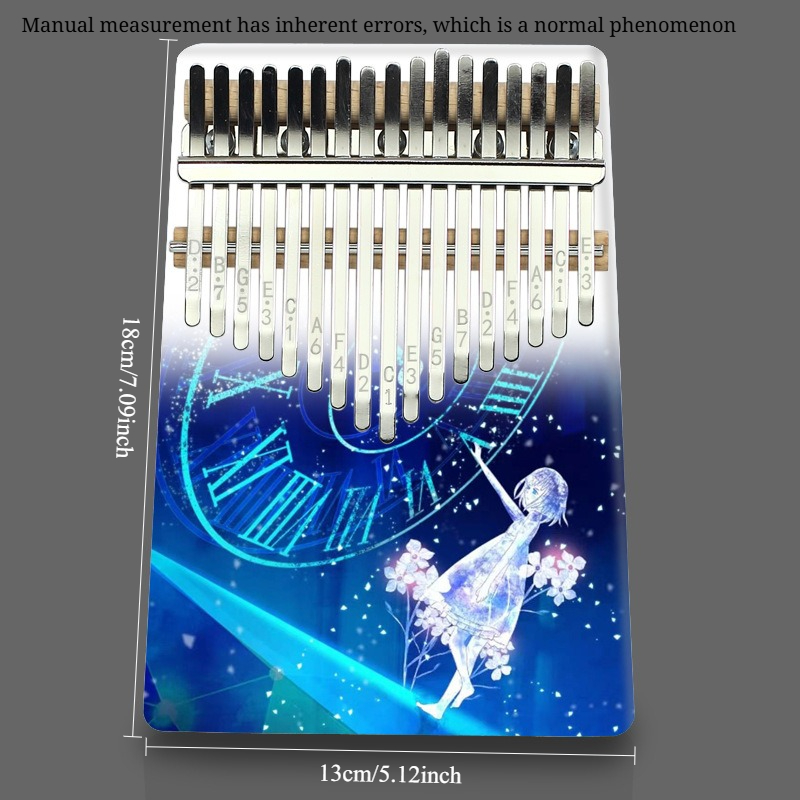 17-Tone Kalimba Color Thumb Pi - Musical Instrument Piano ulasan dan harga
