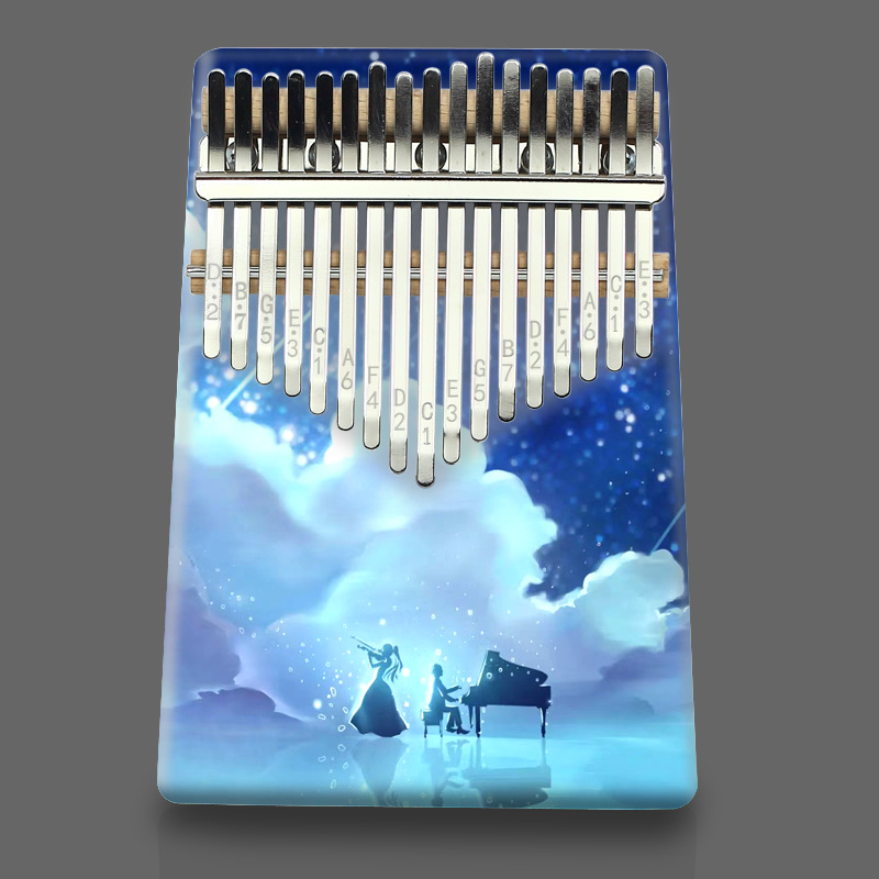 17-Tone Kalimba Color Thumb Pi - Musical Instrument Piano ulasan dan harga