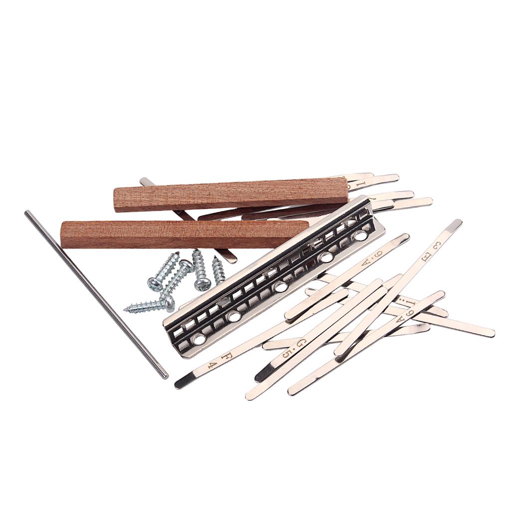 Kalimba 17 Key DIY Parts Kit T - Musical Instrument Piano ulasan dan harga
