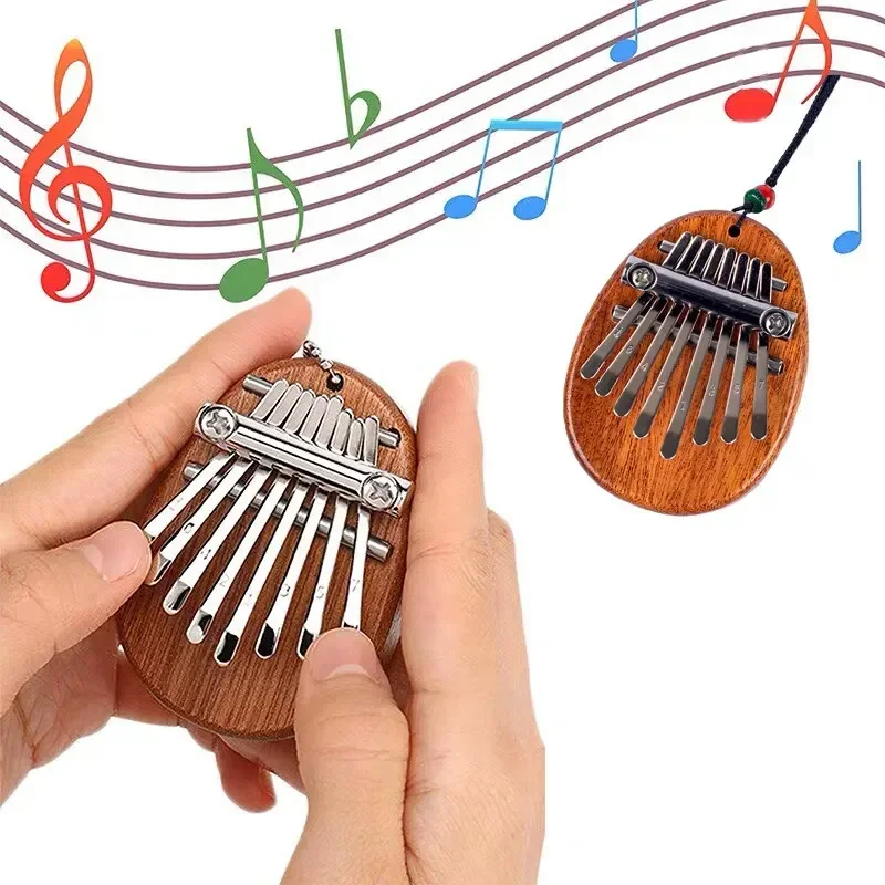 1Pcs Wood Mini Thumb Piano Mus - Musical Instrument Piano ulasan dan harga