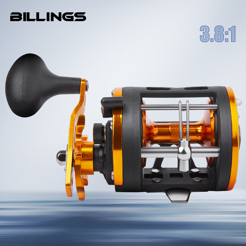BILLINGS Trolling Drum Reel 33 - Ocean Drum Wave ulasan dan harga