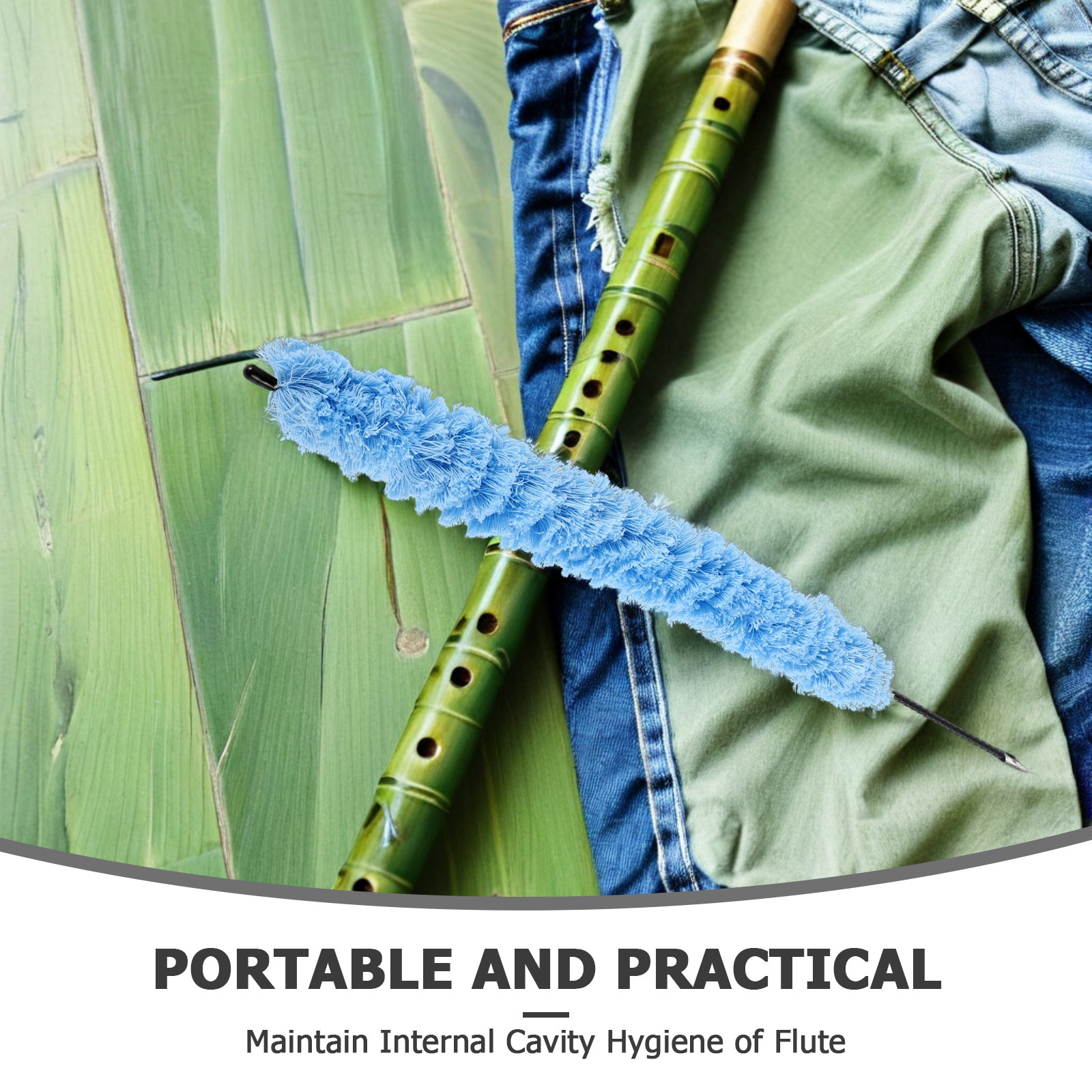 Blue Flute Cleaning Brush Reus - Musical Instrument Kit ulasan dan harga