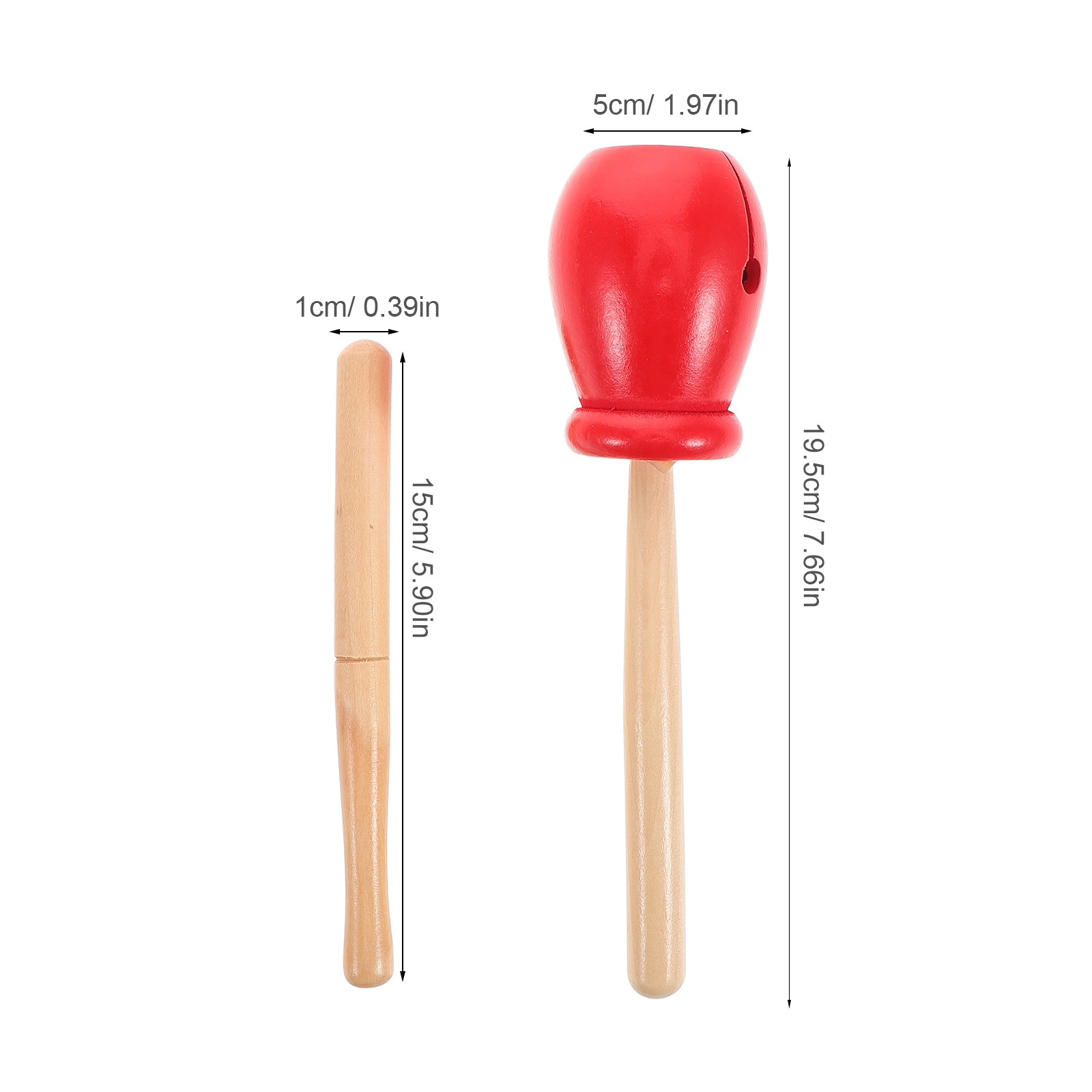 1Set Longkou Bangzi Wooden Cla - Musical Instrument Clapper ulasan dan harga