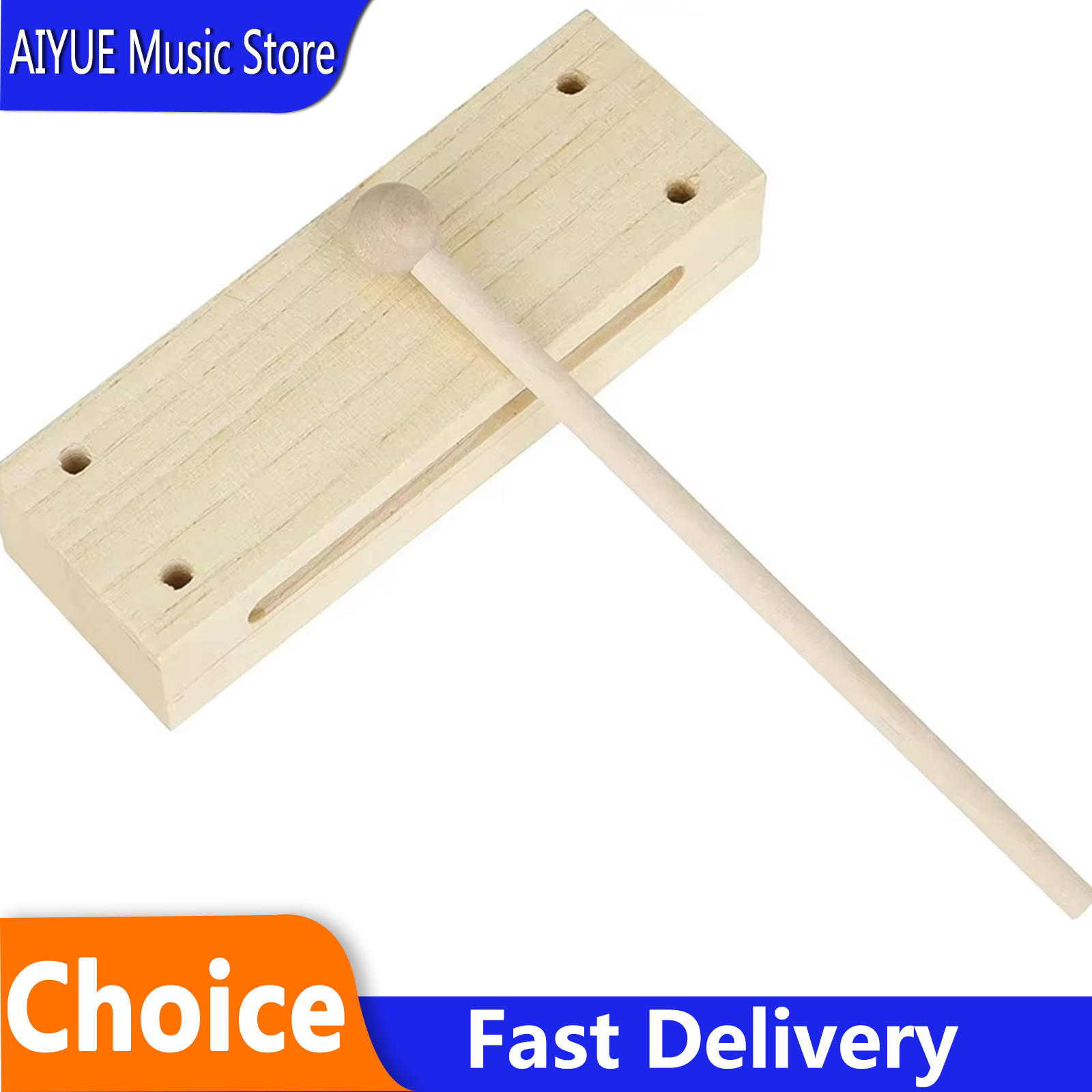 Orff 2 Tone Castanets Clapper  - Musical Instrument Clapper ulasan dan harga