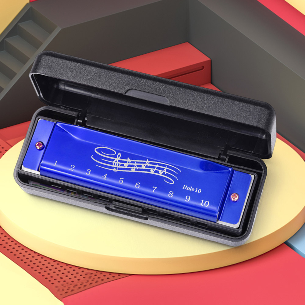 10 Hole 20 Tone Harmonica Port - Musical Instrument Easy To Learn For Adults ulasan dan harga