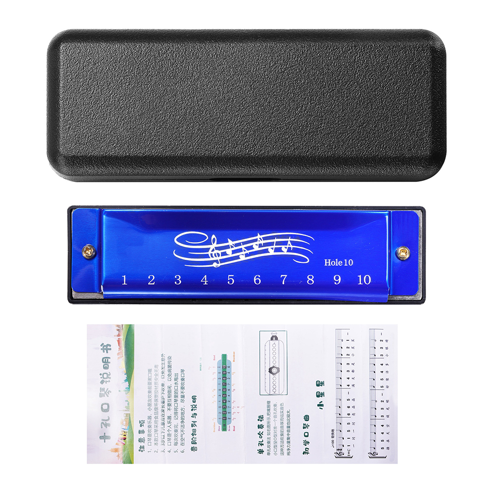 10 Hole 20 Tone Harmonica Port - Musical Instrument Easy To Learn For Adults ulasan dan harga