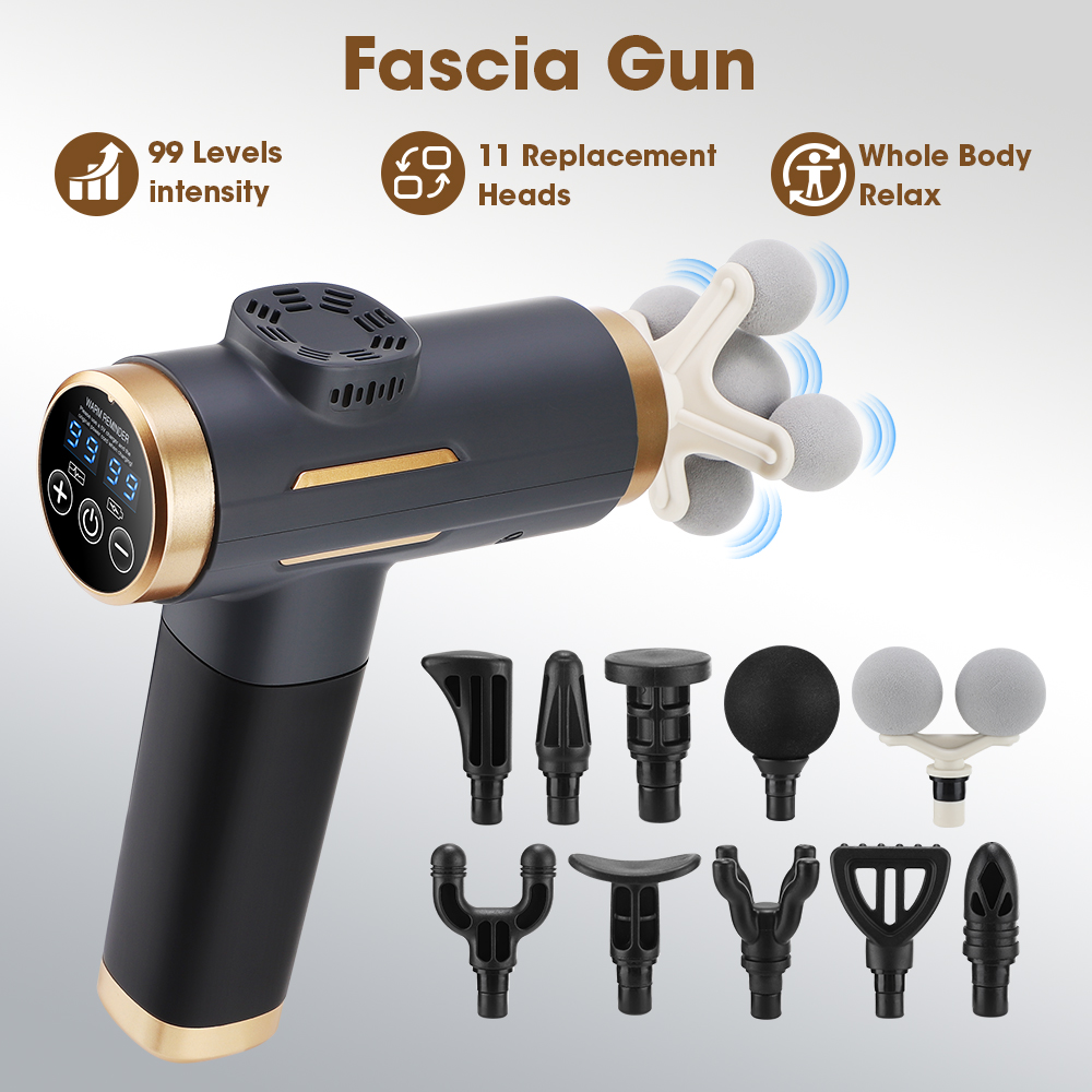 Portable Fascial Massage Gun E - Vibraslap Percussion ulasan dan harga