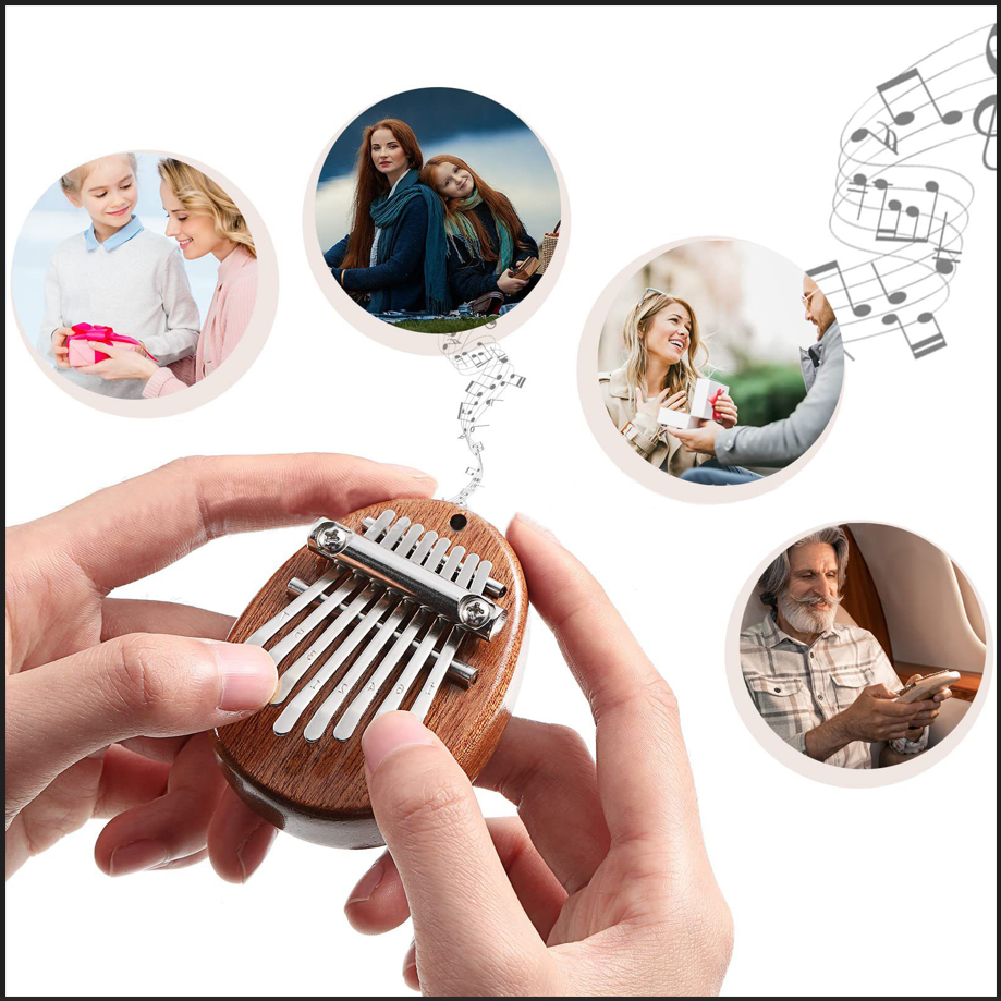 Mini Kalimba 8 Key Thumb Piano - Musical Instrument Piano ulasan dan harga