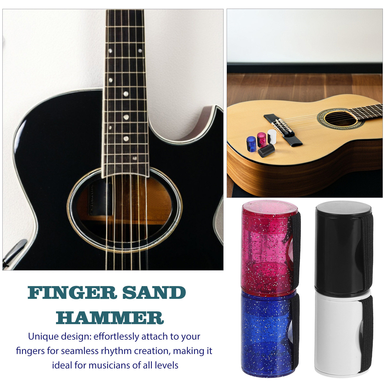 4Pcs Finger Shaker Musical Per - Musical Instrument Banjo ulasan dan harga